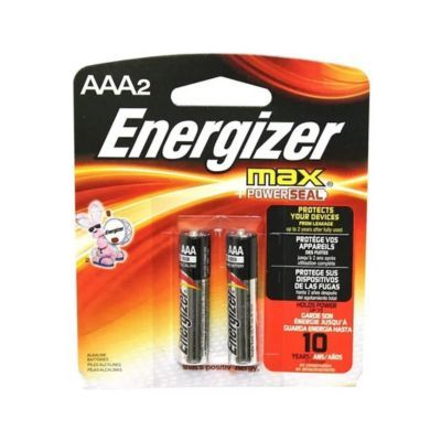 Pilas Alcalinas Energizer Max Aaa2 Paquete