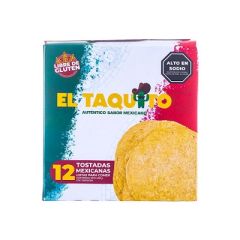 TOSTADAS EL TAQUITO CAJA X 12UND        