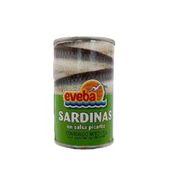 SARDINAS EVEBA EN SALSA PICANTE 170G    