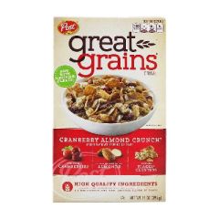 CEREAL POST GREAT GRAINS CRANBERRY 396G 