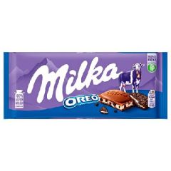 CHOCOLATE MILKA OREO BARRA 100G         