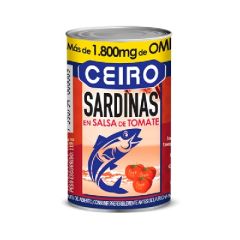 SARDINAS EN SALSA DE TOMATE MARCA CEIRO DE 170G