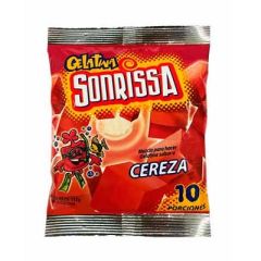 GELATINA SABOR CEREZA SONRISSA FOIL 132G