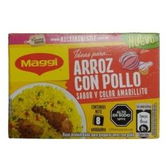 CUBITO MAGGI ARROZ CON POLLO X 8 UND 92G