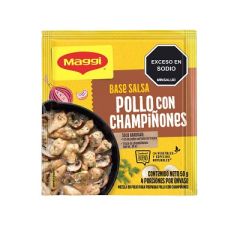 BASE SALSA MAGGI POLLO CON CHAMPIÑONES 50G