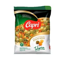 PASTA CAPRI TULIPAN CON VEGETALES PARA ENSALADA 500G