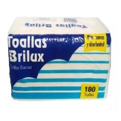 TOALLIN BLANCO BRILUX 180 HOJAS