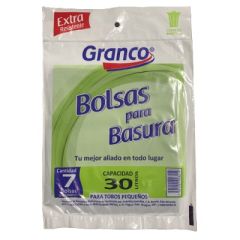 BOLSAS GRANCO P BASURA EXT RESIST7UN 30L