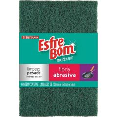 ESPONJA ABRASIVA ESFREBOM MULTIUSO 3UN