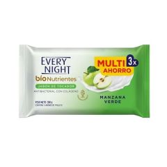 JABON EVERY NIGHT BIO NUTRIENTES CON MANZANA VERDE 3UN X 110G