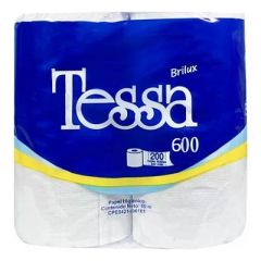 PAPEL HIG TESSA X 4 ROLLOS 600H DOBLES  