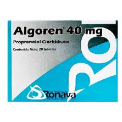 ALGOREN 40 MG X 20 TABLETAS