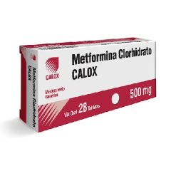 METFORMINA CALOX 500 MG X 28 CAPSULAS