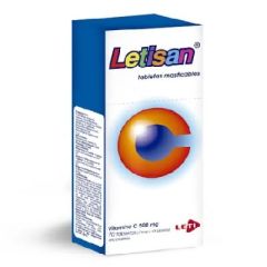 LETISAN 500MG X 10 TABLETAS MASTICABLES