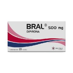 BRAL TABLETAS 500 MG X 20 TABLETAS