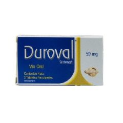 DUROVAL 50MG X 3 TABLETAS