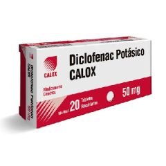 DICLOFENAC POTASICO CALOX 50MG X 20 TABLETAS