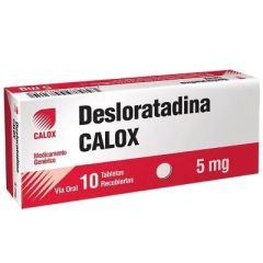 DESLORATADINA CALOX 5 MG X 10 TABLETAS RECUBIERTAS