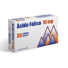 ACIDO FOLICO PLUSANDEX 10MG X 30 TABLETAS