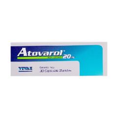 ATOVAROL 20MG X 30 CAPSULAS BLANDAS