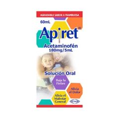 APIRET 180MG /5ML SOLUCION ORAL X 60ML