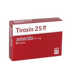 TIROXIN 25MG X 50 TABLETAS