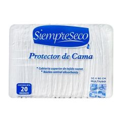 PROTECT DE CAMA SIEMPRESECO 20UND       