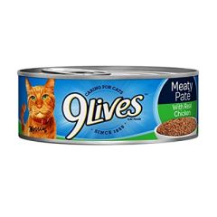 COMIDA PARA GATOS 9LIVES PATE DE POLLO 156G