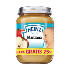 COLADO DE MANZANA HEINZ 186G + 50G GRATIS